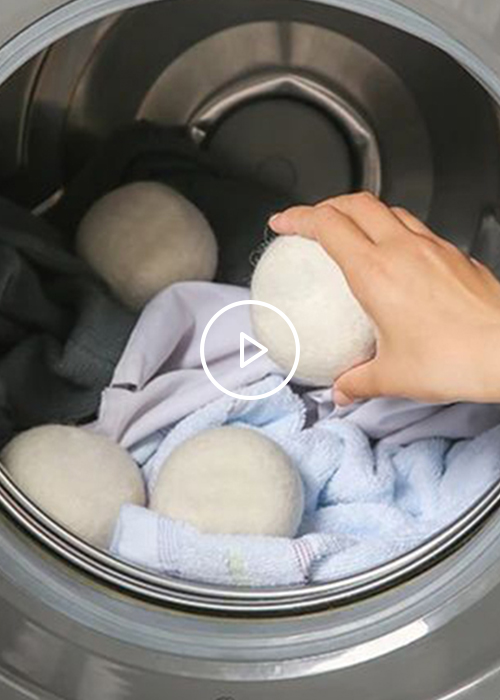 6 Lı Yün Çamaşır Makinesi Kurutma Topu Yumuşatıcı