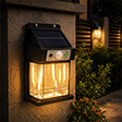 Powerdex 1000 Lümen Güneş Enerjili Su Geçirmez Harekete Duyarlı Solar LED Dış Mekan Çift Led Bahçe Lambası