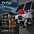 O-Kam Premium 4G 12MP SIM Kartlı 1 Yıl İnternet Hediyeli 4 Kameralı 4 Görüntülü Çift Solar Panelli Renkli Ledli Gece Görüşlü Güvenlik Kamerası OK-337Premium