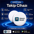 Gözcü Mini Android ve İos Uyumlu Takip Cihazı Geçmişe Dönük Konum Gps Araç Motor Çocuk Gizli Takip