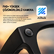 MT5 Ultra AI Akıllı Gözlük Kamera 1200P Full HD Plus Video Kayıt Görüşme Esnasında Sesli Çeviri Şarj Özellikli Koruyucu Taşıma Çantalı