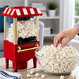 Yeni Nesil Mısır Patlatma Makinesi Yağsız Sağlıklı Retro Popcorn Ev Ofis Şık Tasarımlı